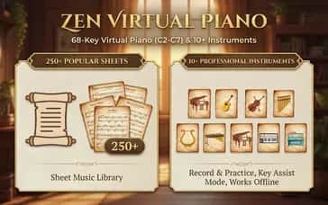 Support 12 instruments, 170+ songs